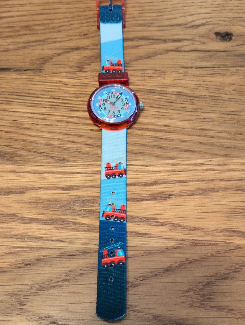 Swatch Flik Flak, Kids Watch - Fire Engine Theme